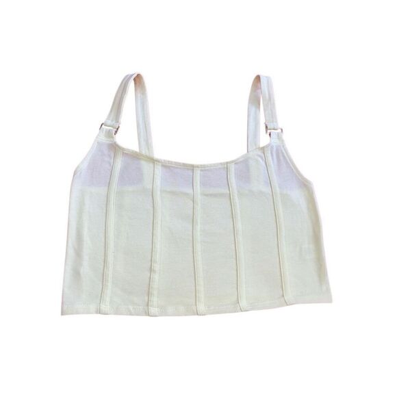 Pacsun Pac Cares Cropped Tank Top Sz Juniors Large Summer Beach Vacation Coastal - Picture 10 of 14